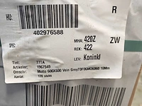 Mosa vein grey mat 60x60 cm tegel 43,2 m² - afbeelding 6 van  7