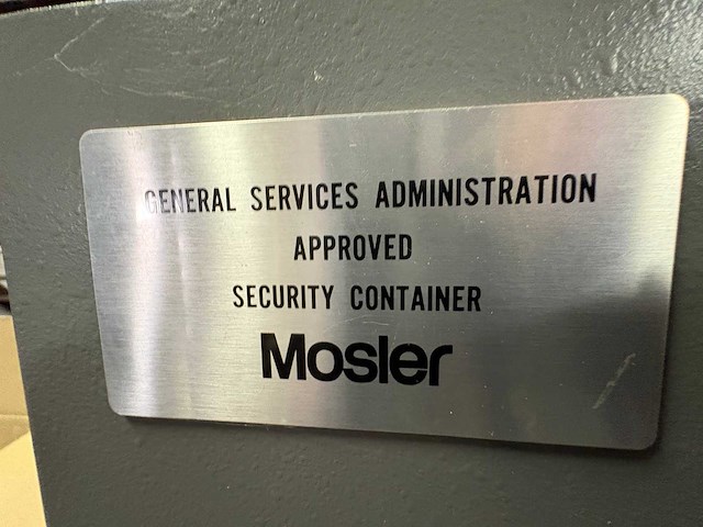 Mosler ex us army - fireproof cabinet (2x) - afbeelding 4 van  6