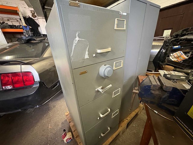 Mosler ex us army - fireproof cabinet (2x) - afbeelding 2 van  7