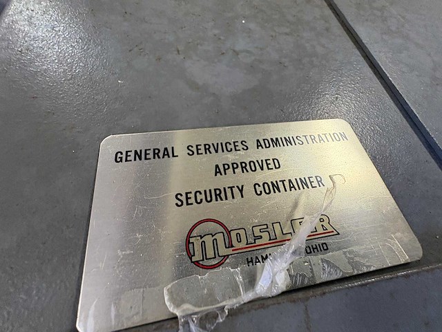 Mosler ex us army - fireproof cabinet (2x) - afbeelding 7 van  7