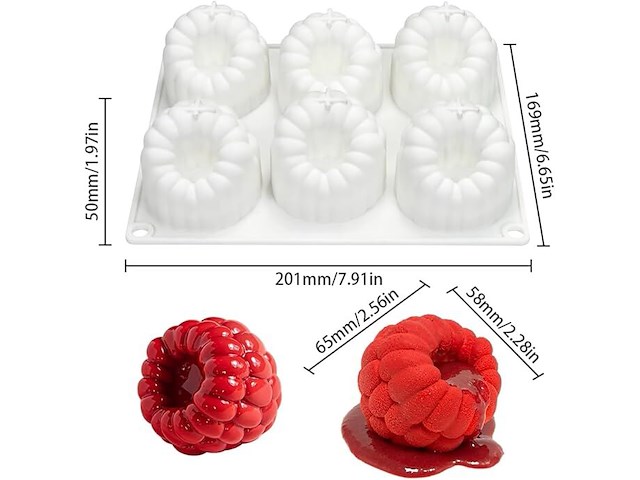 Mostsom siliconen dessertvorm - afbeelding 2 van  2