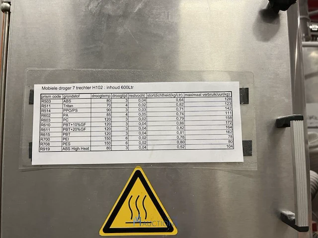 Motan droogluchtdrooginstallatie met droogtrechters - afbeelding 10 van  51