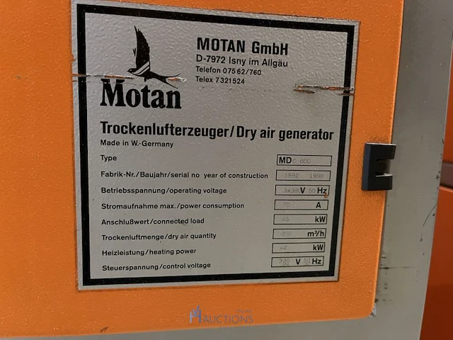 Motan droogluchtinstallatie met silo’s en ladderplatform - afbeelding 3 van  75