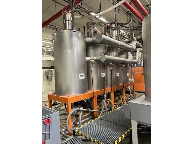 Motan droogluchtinstallatie met silo’s en ladderplatform - afbeelding 10 van  75