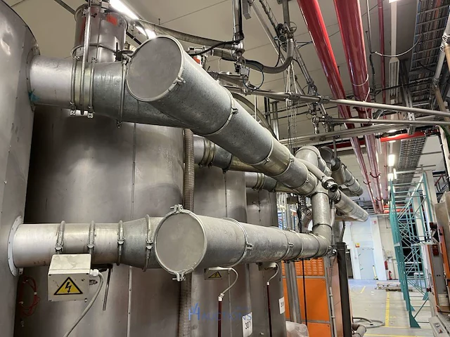 Motan droogluchtinstallatie met silo’s en ladderplatform - afbeelding 33 van  75