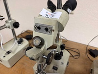 Motic stereomicroscoop inspectiemicroscoop met statief en verlichting - afbeelding 3 van  7