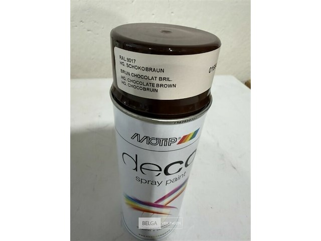 Motip chocobruin ral8017 400ml (houdbaar tot 2034) - afbeelding 3 van  3