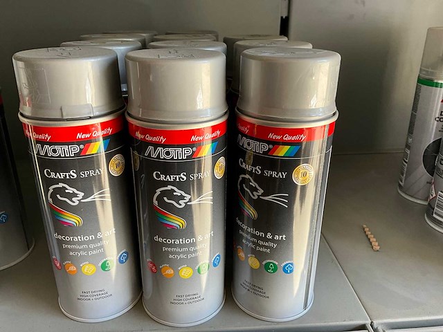 Motip crafts spray 400 ml (11x) - afbeelding 1 van  1