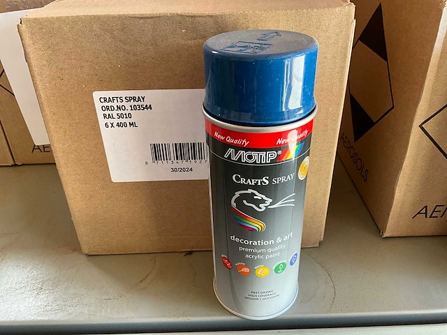 Motip crafts spray 400 ml (6x) - afbeelding 1 van  1