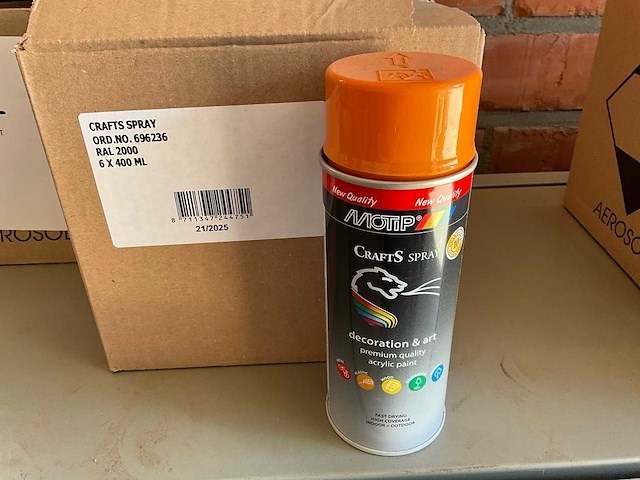 Motip crafts spray 400 ml (6x) - afbeelding 1 van  2