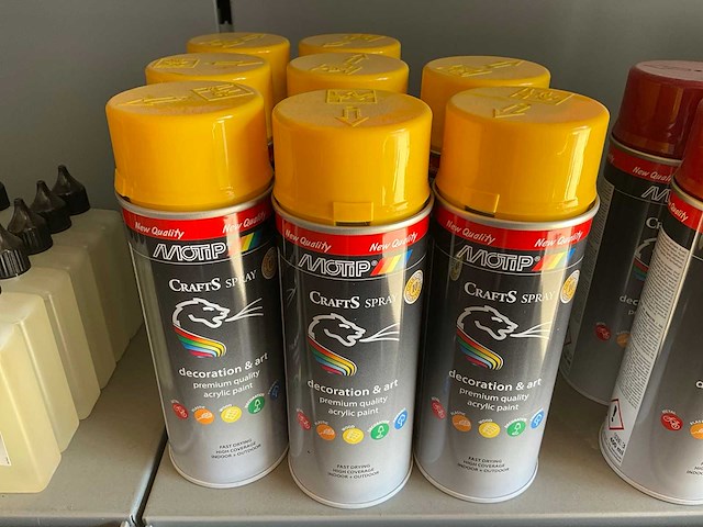 Motip crafts spray 400 ml (8x) - afbeelding 1 van  2