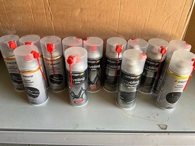 Motip mix kavel diverse smeermiddelen 400 ml (13x) - afbeelding 1 van  6