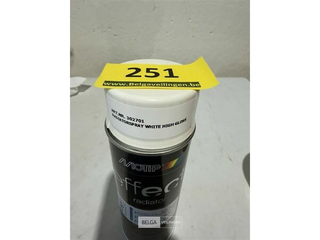 Motip radiatorspray wit high gloss - afbeelding 2 van  3