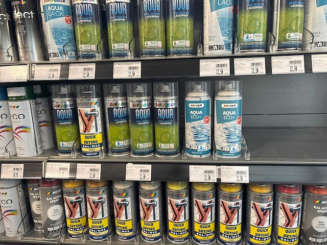 Motip/dupli-colour grote partij metaalverf en laksprays en primers - afbeelding 4 van  22