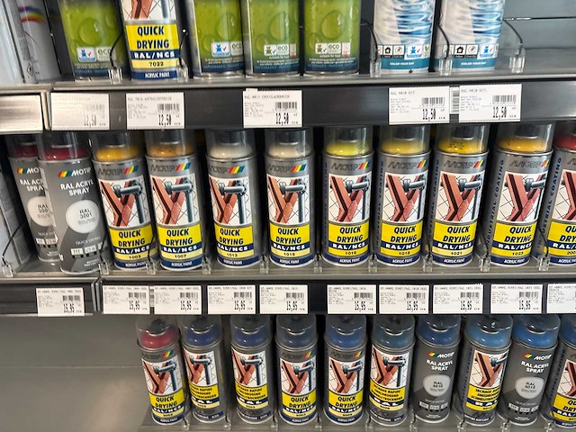 Motip/dupli-colour grote partij metaalverf en laksprays en primers - afbeelding 5 van  22
