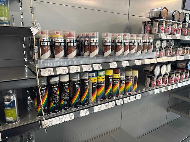 Motip/dupli-colour grote partij metaalverf en laksprays en primers - afbeelding 19 van  22