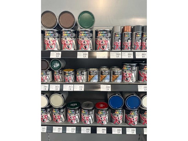Motip/dupli-colour grote partij metaalverf en laksprays en primers - afbeelding 21 van  22