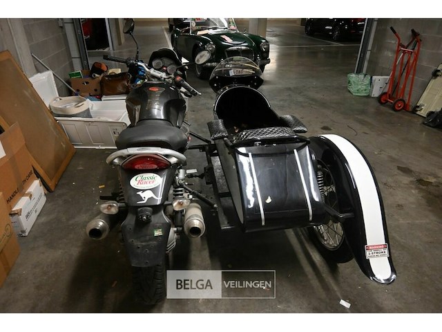 Moto-guzzi moto met zijspan - afbeelding 14 van  15