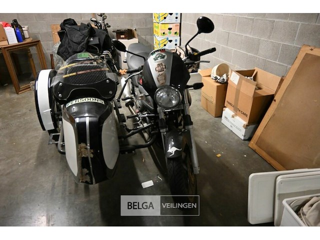 Moto-guzzi moto met zijspan - afbeelding 15 van  15