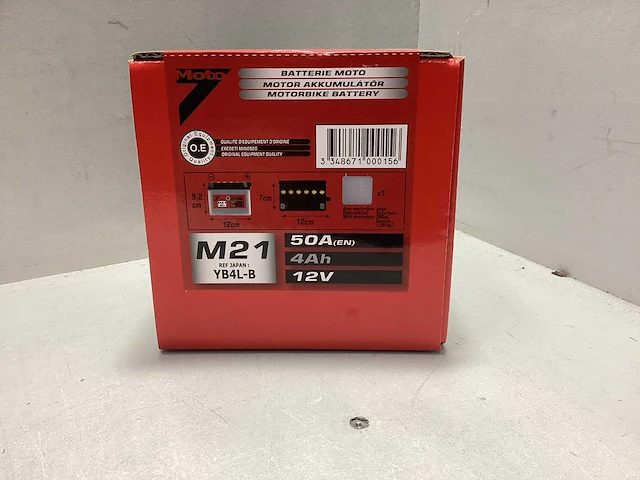 Moto7 - 12v - 4ah - battery (4x) - afbeelding 4 van  6