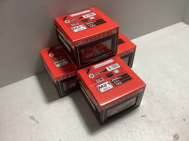 Moto7 - 12v - 4ah - battery (4x) - afbeelding 2 van  6