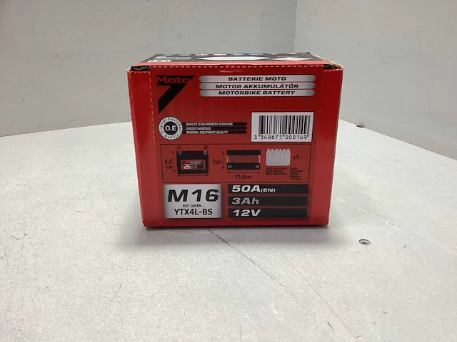 Moto7 m16 3ah - motoraccu 3ah 12v - afbeelding 4 van  4
