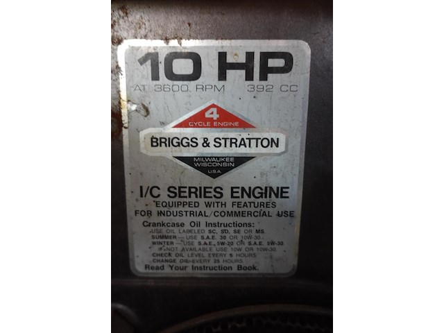 Motor briggs & stratton 10hp - afbeelding 4 van  4