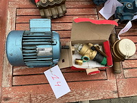 Motor + debietmeter +overdrukventiel