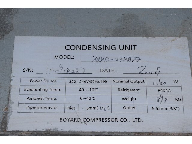 Motor voor koelcel 220v boyard compressor - afbeelding 4 van  6