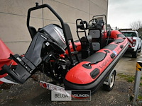 Motorboot highfield met buitenboordmotor en trailer - afbeelding 5 van  12