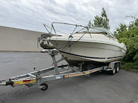 Motorboot jeanneau 705 leader (op en met aanhangwagen)
