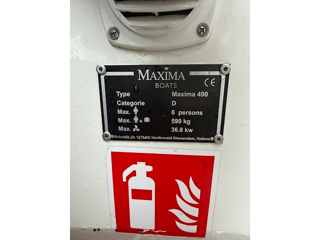 Motorboot maxima 490 - afbeelding 15 van  22