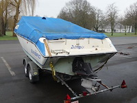 Motorboot sunbird corsair 218 + aanhangwagen - afbeelding 18 van  23
