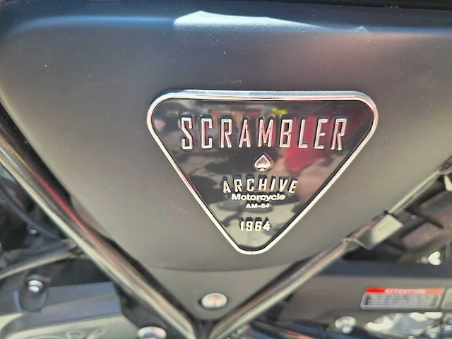 Motorcycle scrambler motorcycle archive - am-64 125 – 372 km – 6,8 kw – benzine – topcase - afbeelding 4 van  14