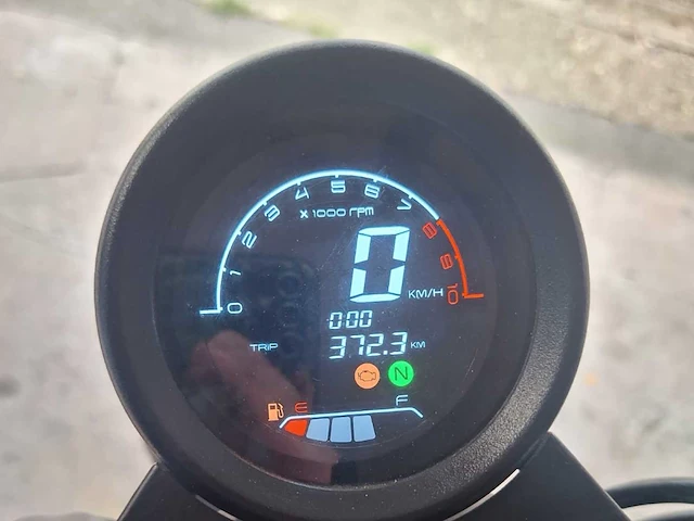 Motorcycle scrambler motorcycle archive - am-64 125 – 372 km – 6,8 kw – benzine – topcase - afbeelding 8 van  14