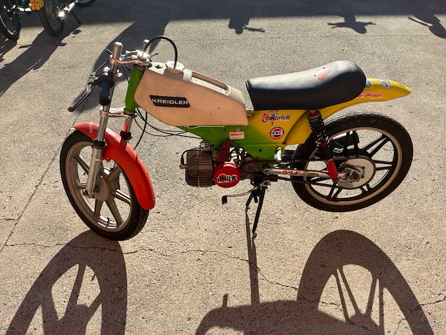 Motorfiets - set van 9 vintage kreidler florett brommers – rs / rs elektronik / gt – collectie & restauratie - afbeelding 113 van  128