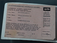 Motorfiets aprilia leonardo 125, type: mb00, chassisnummer: zd4mb0000ws119204 met inschrijvingsbewijs, gelijkvormigheidsattest en 1 sleutel - afbeelding 3 van  22
