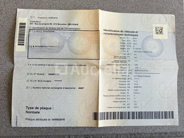 Motorfiets bmw r1200rs (2016-31,979 km-vin:wb10a0507hz366161) - afbeelding 5 van  18