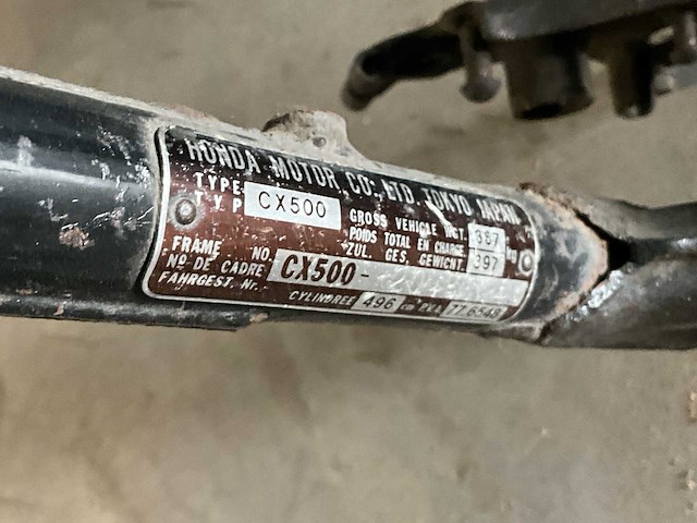 Motorfiets frame - afbeelding 3 van  3