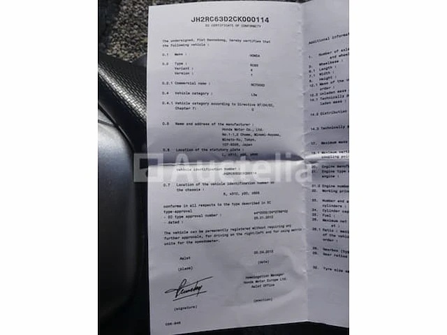 Motorfiets honda nc700x dct (2012-6,005 km) - afbeelding 20 van  34