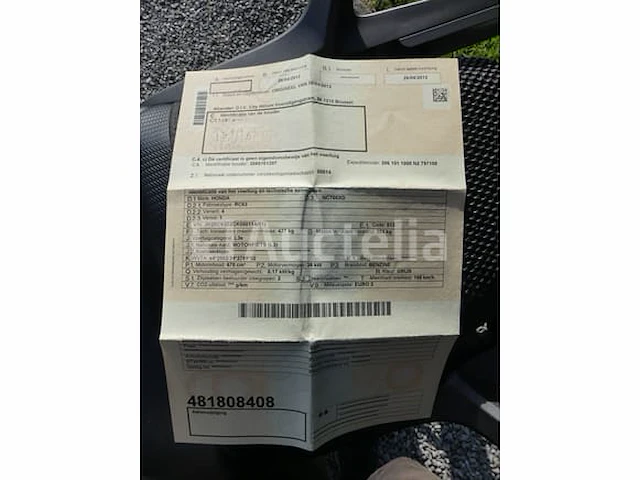 Motorfiets honda nc700x dct (2012-6,005 km) - afbeelding 24 van  34