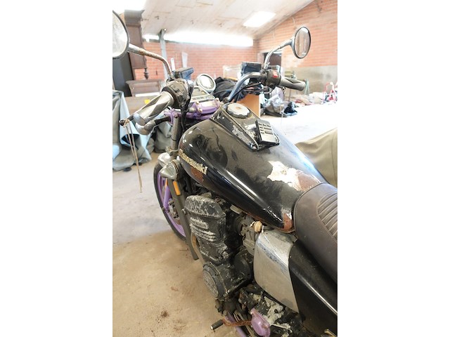 Motorfiets kawasaki + zijspan - afbeelding 3 van  17