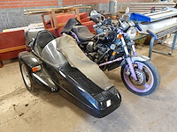 Motorfiets kawasaki + zijspan - afbeelding 1 van  17