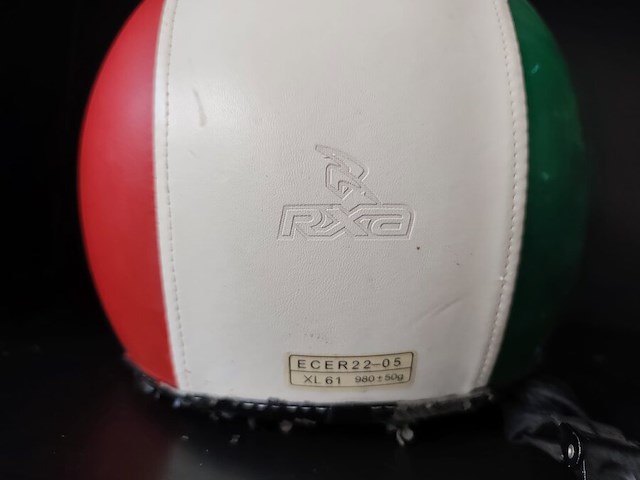 Motorhelm adx-2 camino parel wit-blauw-rood, motorhelm i90 aventa mat zwart-geel - afbeelding 4 van  8