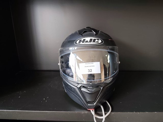 Motorhelm i90 aventa mat zwart-geel - afbeelding 1 van  6