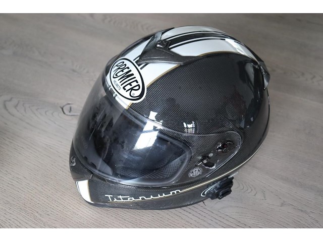 Motorhelm premier carbon - afbeelding 1 van  4