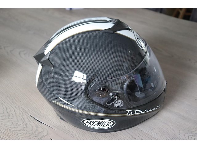 Motorhelm premier carbon - afbeelding 2 van  4
