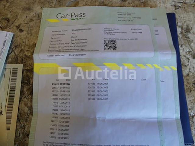 Motorhome-voorganger fiat hymermobile (1989-217,578 km) (vin: zfa28000000535900) - afbeelding 6 van  22