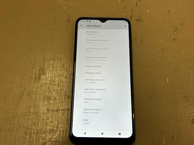 Motorola e20 32gb - afbeelding 3 van  4