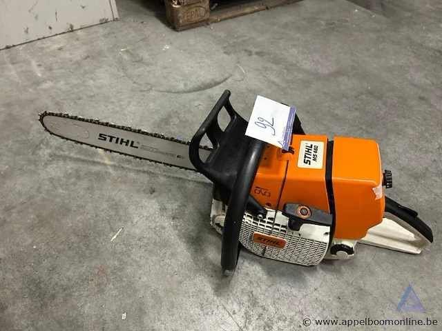 Motorzaag stihl ms 460, met zaagblad 3/8" 45 cm. werking niet gekend. - afbeelding 1 van  2